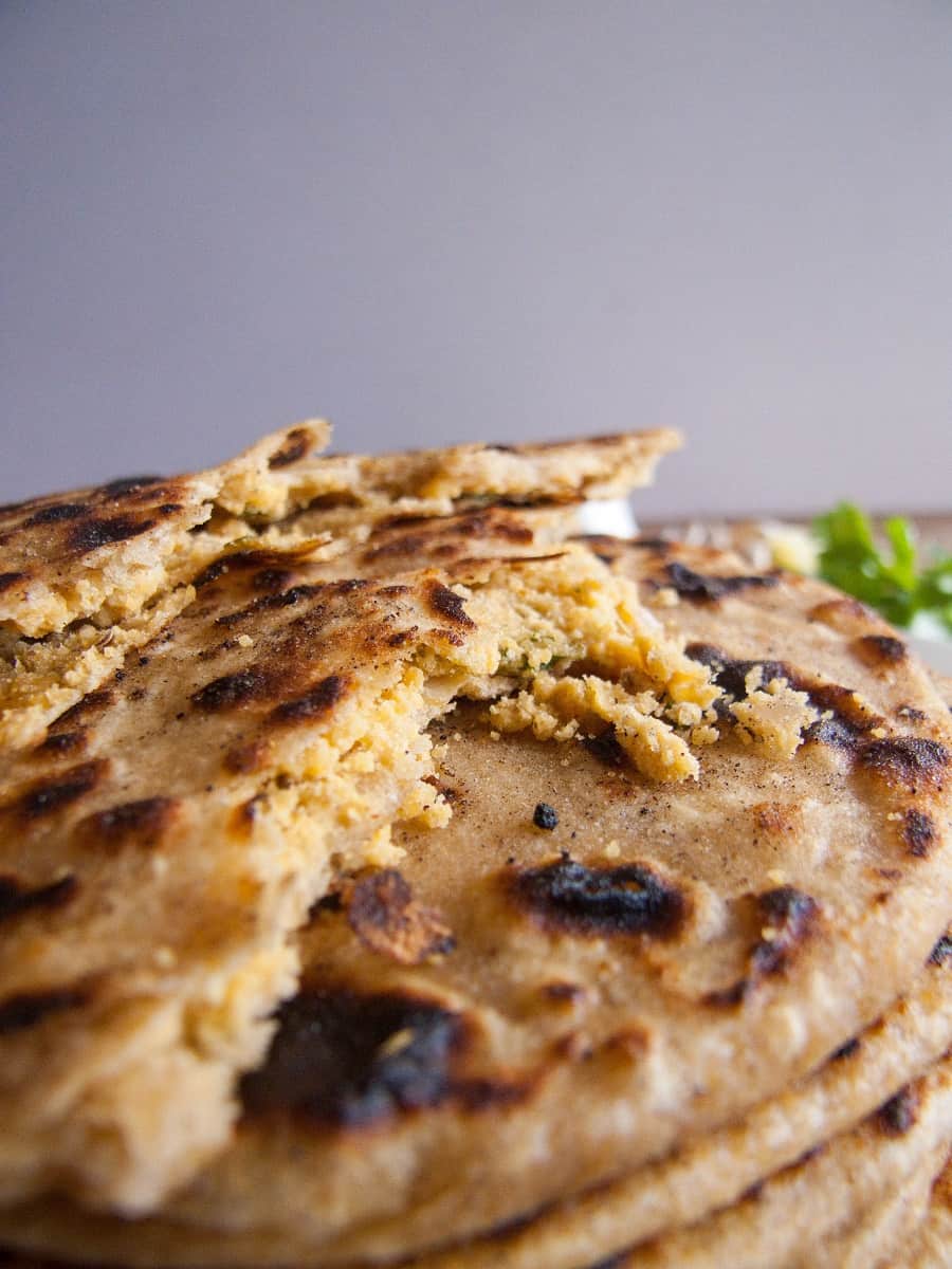 Sattu Ka Paratha Recipe How To Make Stuffed Sattu Paratha