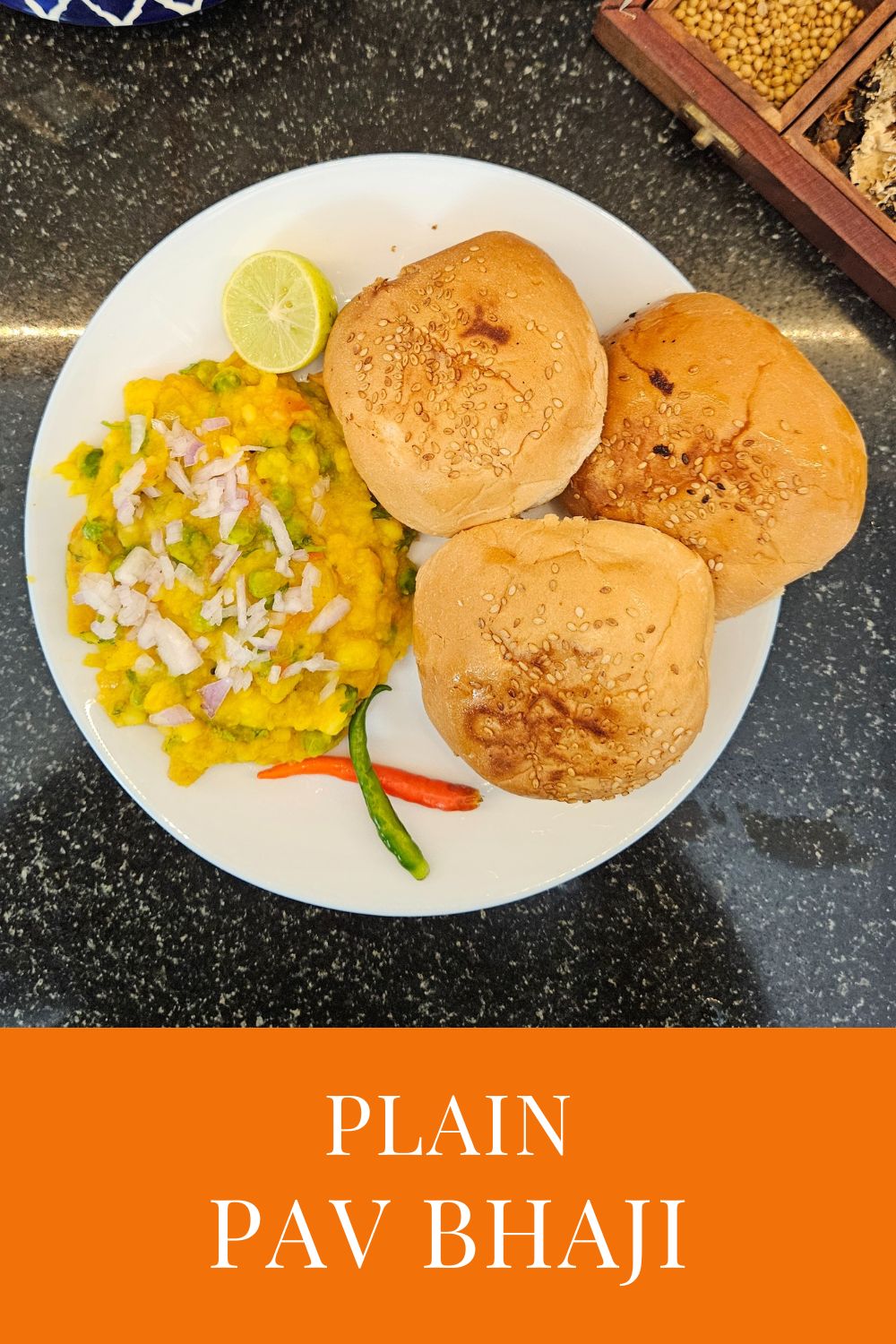 Plain Pav Bhaji Recipe