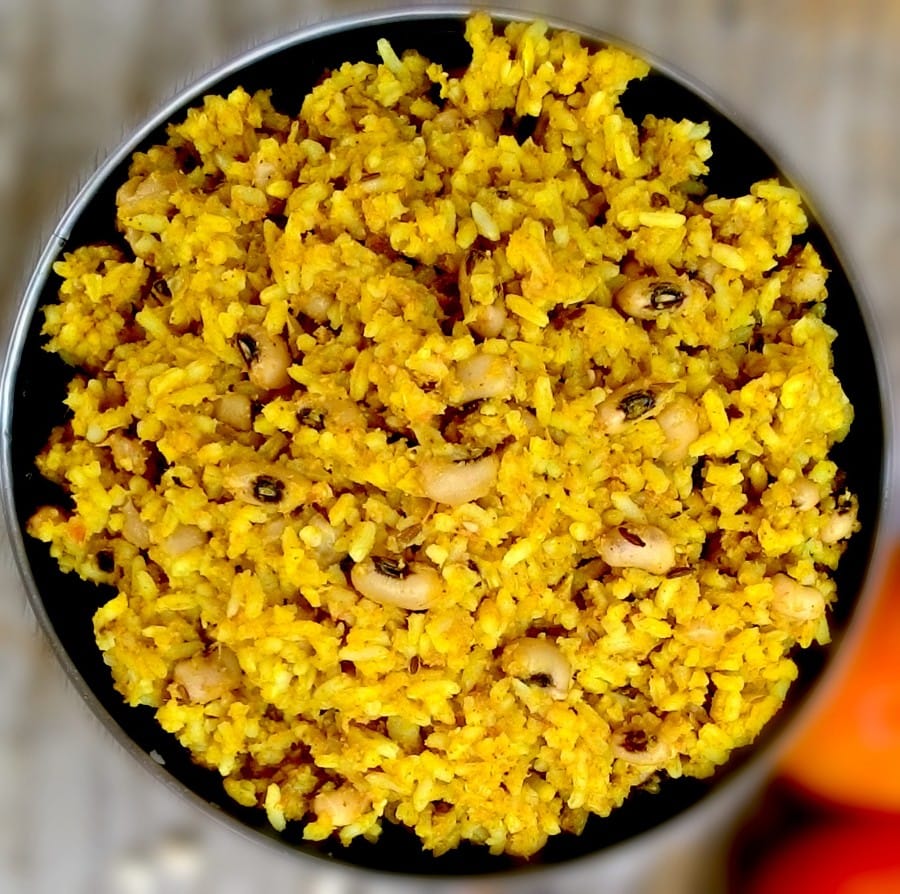 Lobia Rice Black Eyed Bean Rice
