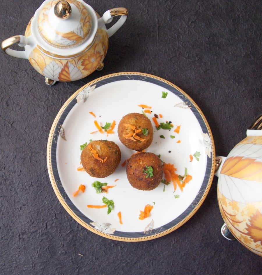 How to Make Cheese Stuffed Fried Potato Balls Recipe for Kids