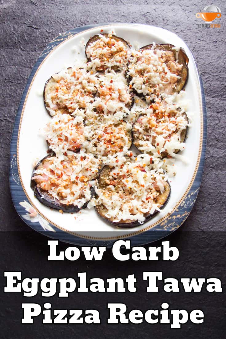Low Carb Eggplant Tawa Pizza Recipe