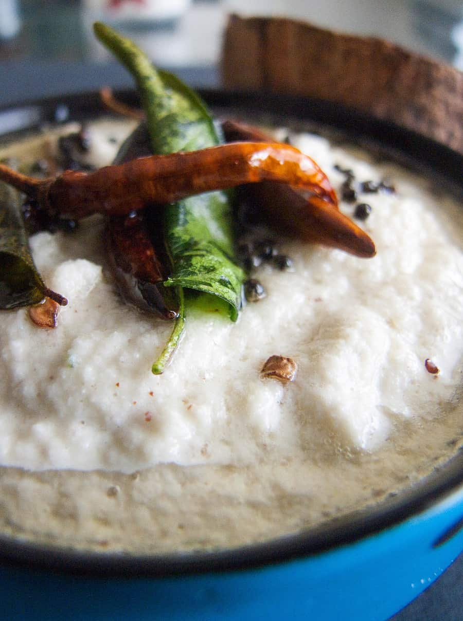 South Indian Coconut Chutney Recipe For Masala Dosa and Idli – The ...