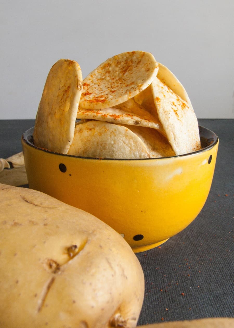 Potato Chips Recipe How to Make Sun Dried Potato Chips at Home
