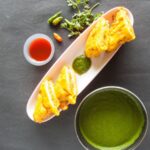 aloo stuffed bread pakora