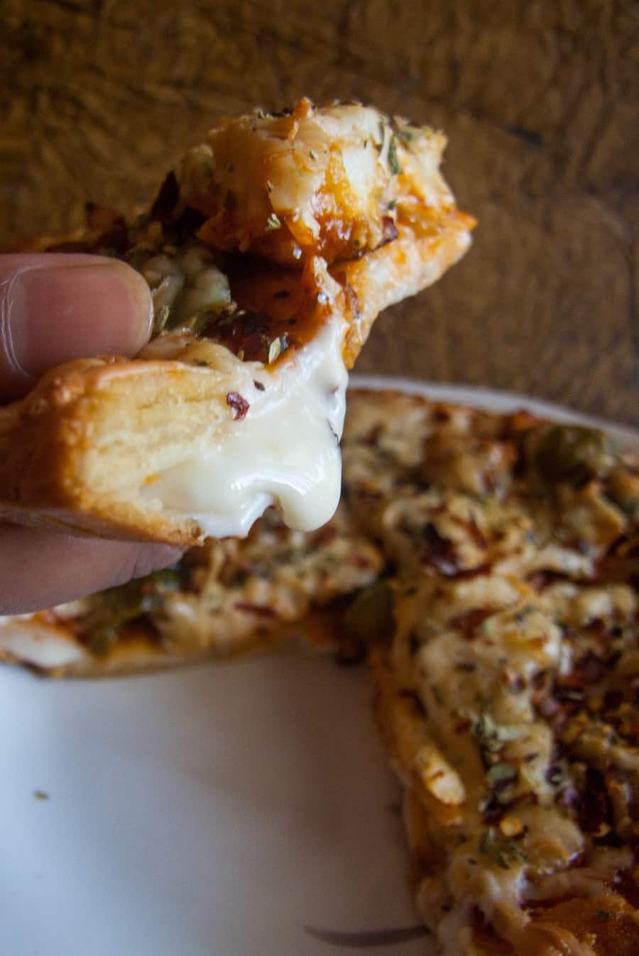 homemade cheese burst pizza recipe