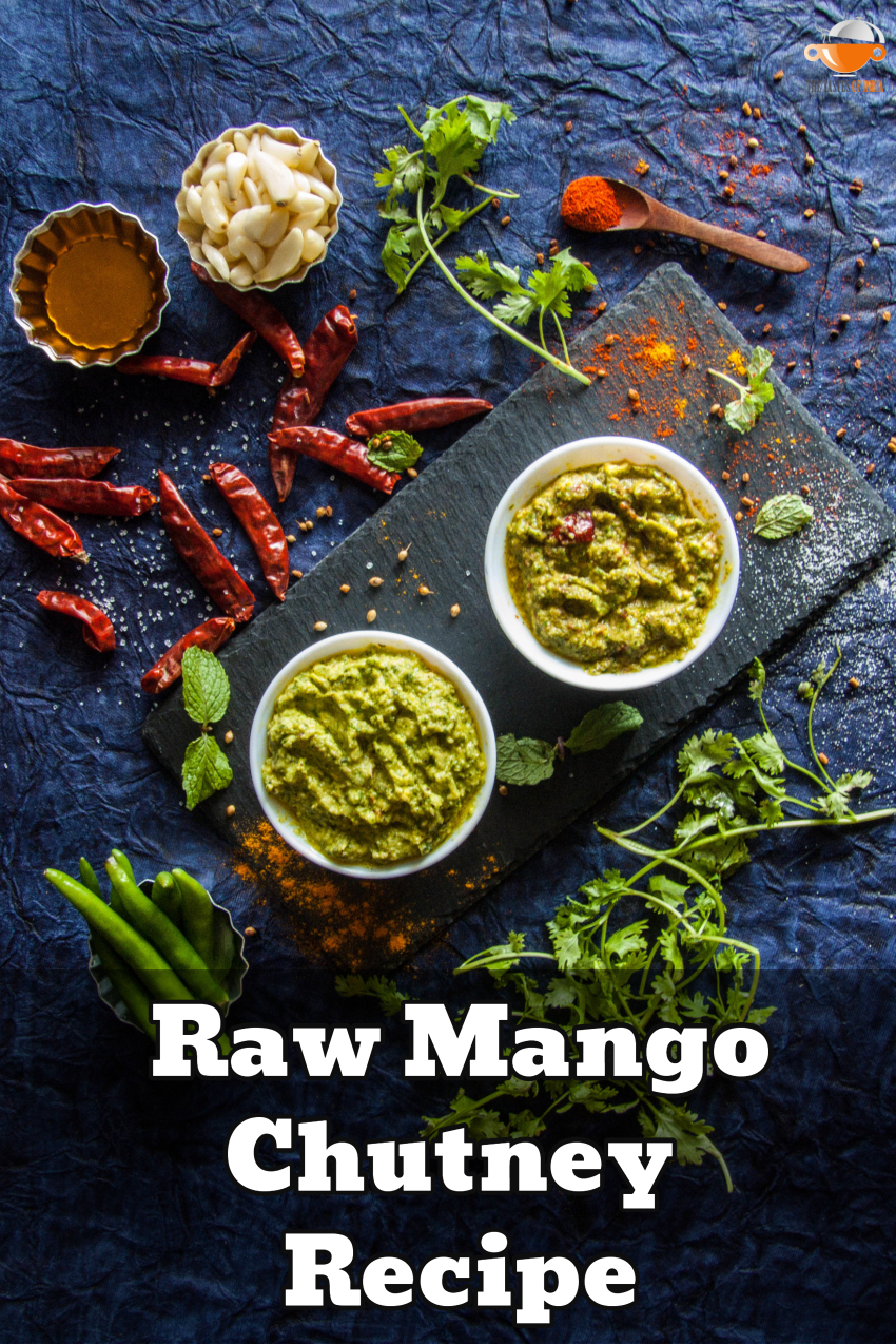 How to make raw mango chutney in a mixer grinder