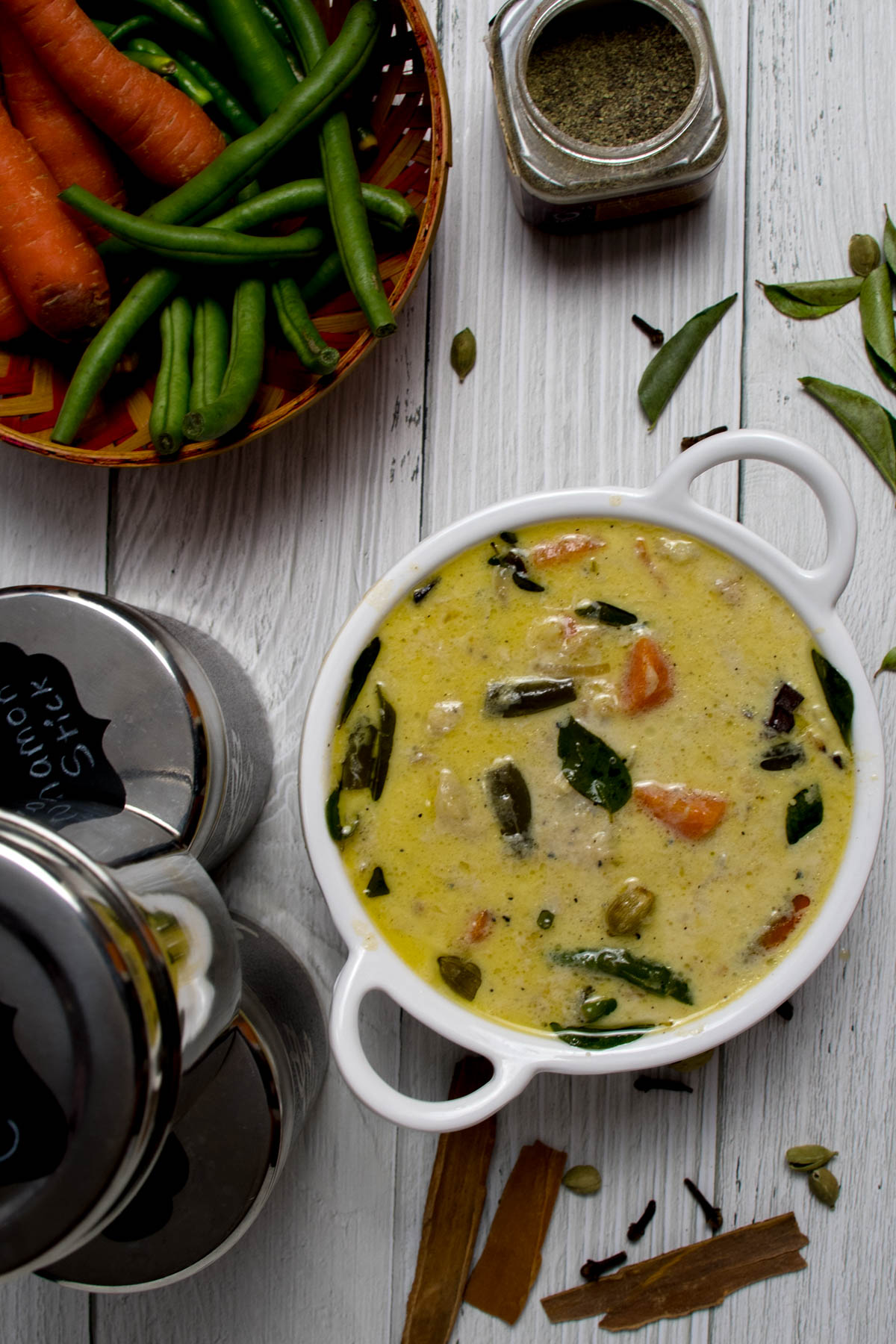 Kerala Style Vegetable Stew Recipe – Without Coconut Milk