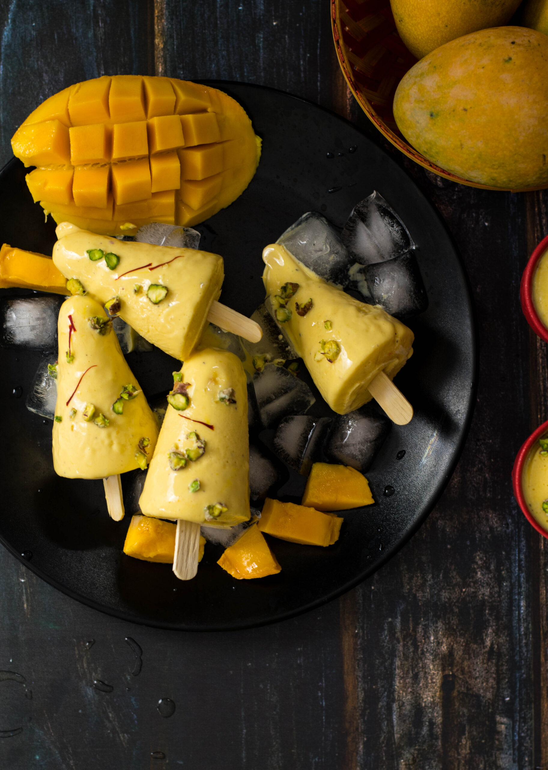 Mango Kulfi Ice Cream Quick No Cook Mango Kulfi