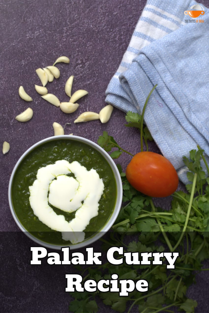 Palak Curry Recipe Easy Spinach Curry