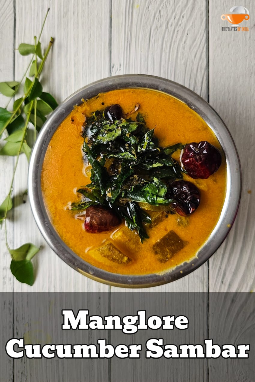 Quick Mangalore Cucumber Sambar Recipe: Southekayi Sambar