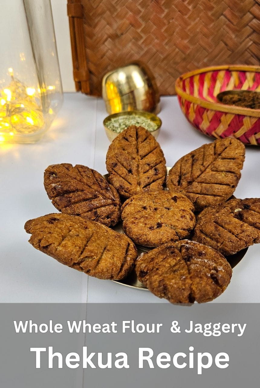 Thekua Recipe 100 Whole Wheat Flour and Jaggery