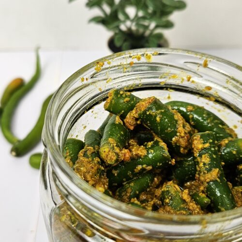 green chilli pickle