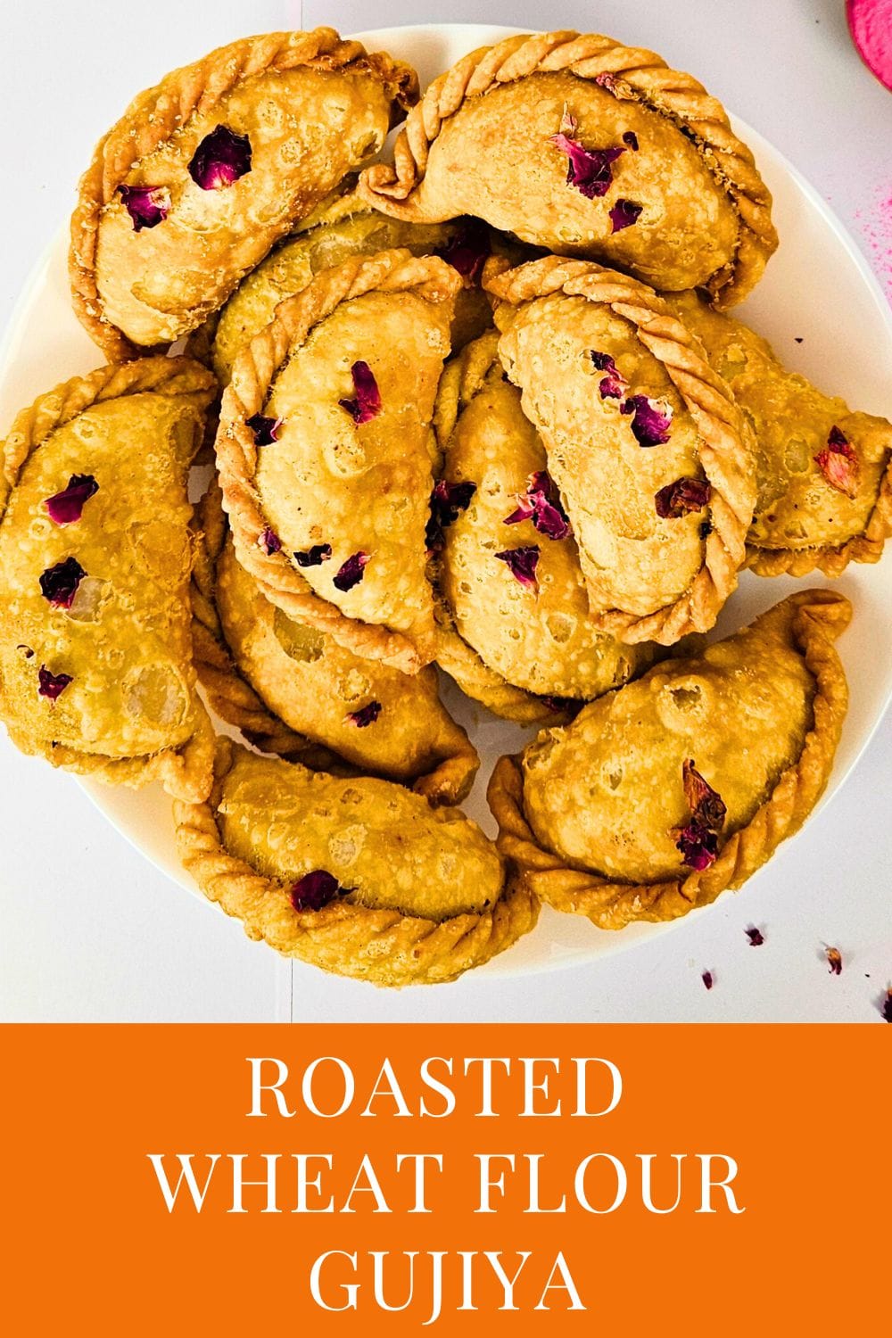 Roasted Wheat Flour Gujiya