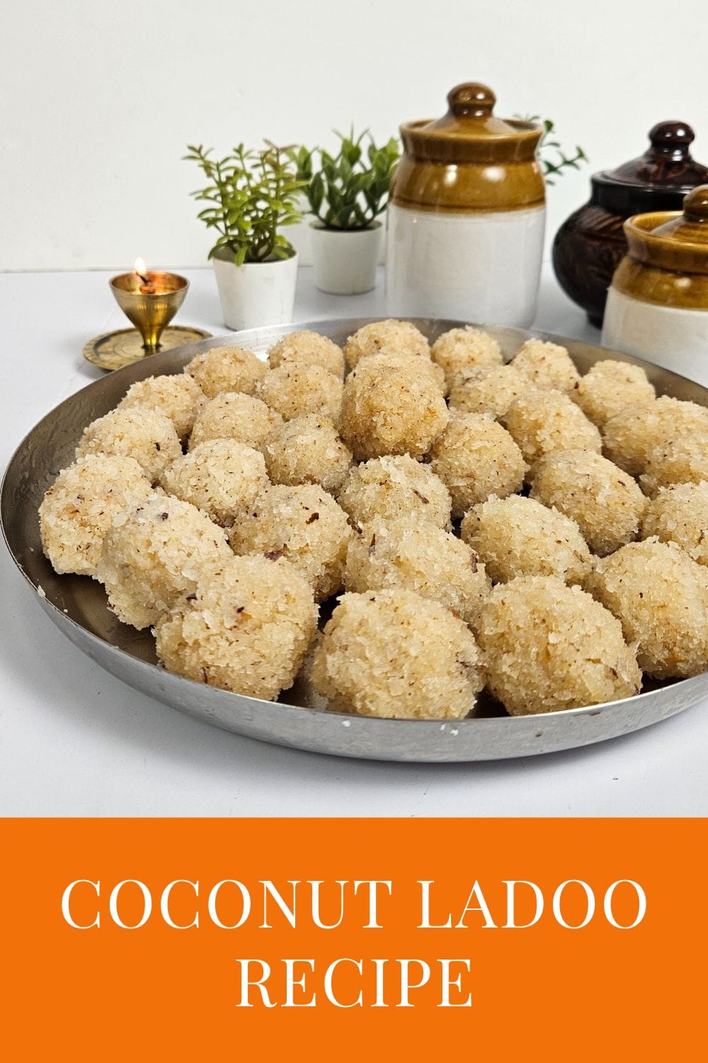 3 Ingredients Coconut Ladoo