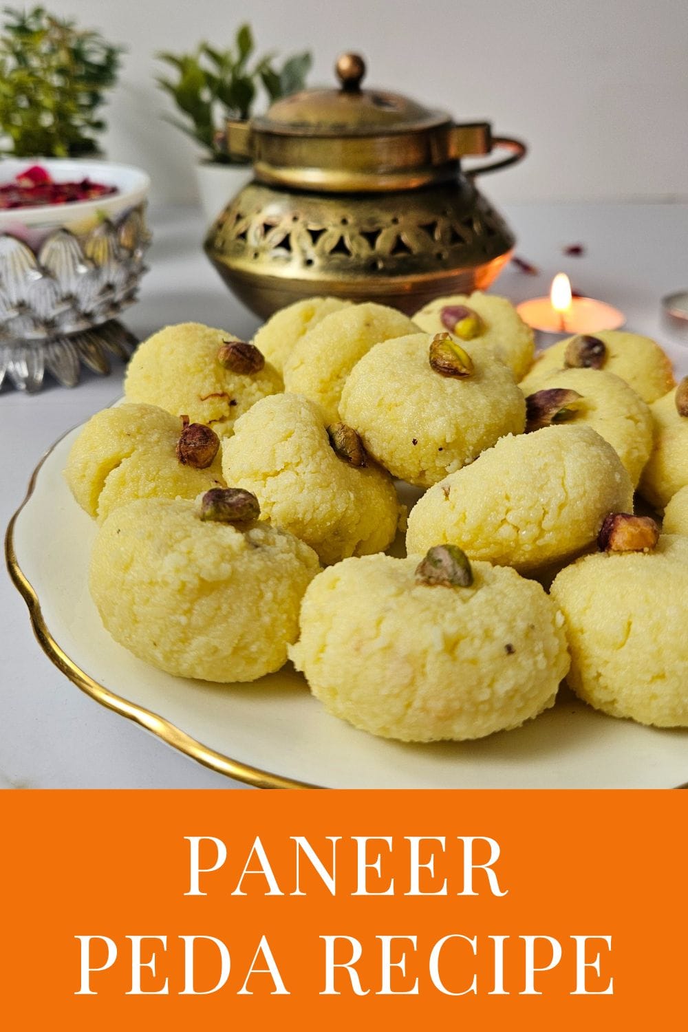 Paneer Peda Recipe