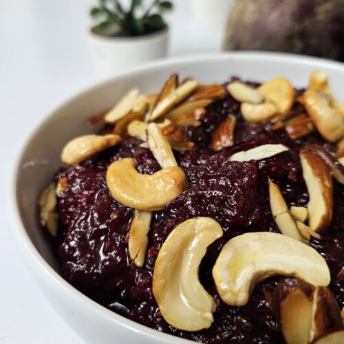 beetroot halwa in pressure cooker